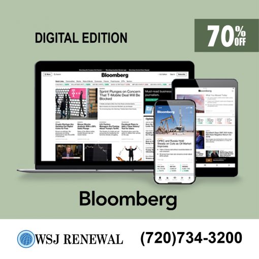 Bloomberg Newspaper Digital Subscription for 2 Years at 70% Off