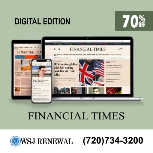 Financial Times Newspaper Subscription 2-Year for only $159