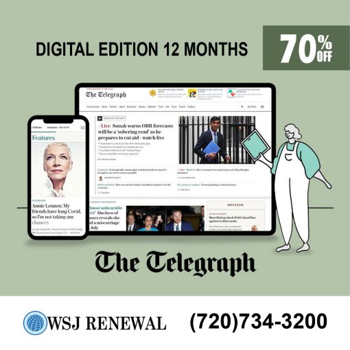 The Telegraph News Digital Subscription 12-Month for only $55