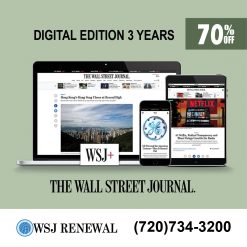 The Wall Street Journal Digital Subscription for 3 Years at 70% Off