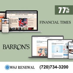 The Financial Times and Barron's Digital Subscription for $129