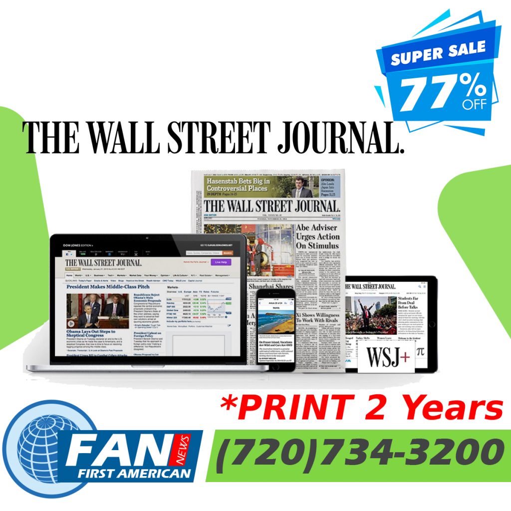 Wall Street Journal Sale