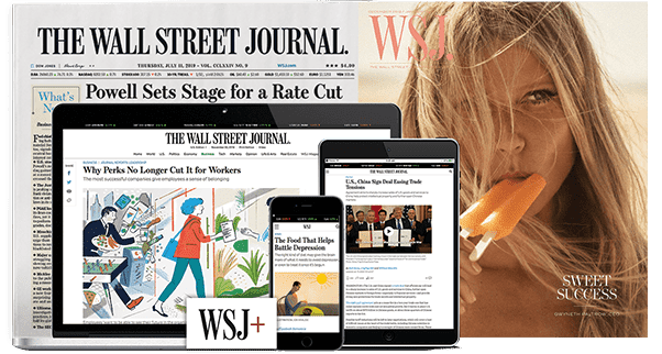 WSJ Renewal Rates on Wall Street Print Edition - wsjrenewal