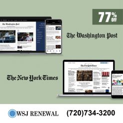 Washington Post Newspaper and The NYT Subscription for $129